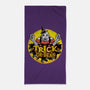 Trick Or Dean-None-Beach-Towel-Aarons Art Room