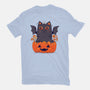 Spooky Cat-Womens-Basic-Tee-GODZILLARGE