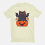 Spooky Cat-Mens-Basic-Tee-GODZILLARGE