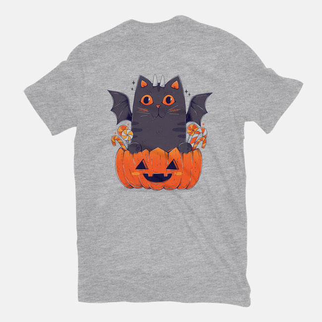 Spooky Cat-Unisex-Basic-Tee-GODZILLARGE