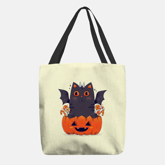 Spooky Cat-None-Basic Tote-Bag-GODZILLARGE