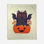 Spooky Cat-None-Fleece-Blanket-GODZILLARGE