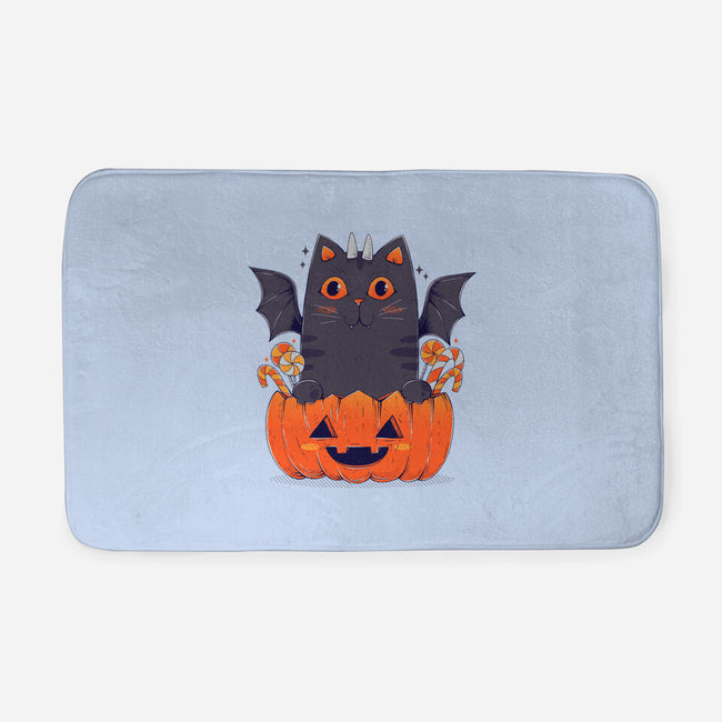 Spooky Cat-None-Memory Foam-Bath Mat-GODZILLARGE