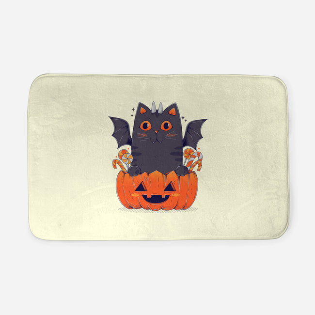 Spooky Cat-None-Memory Foam-Bath Mat-GODZILLARGE