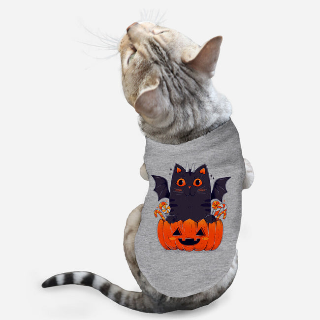 Spooky Cat-Cat-Basic-Pet Tank-GODZILLARGE