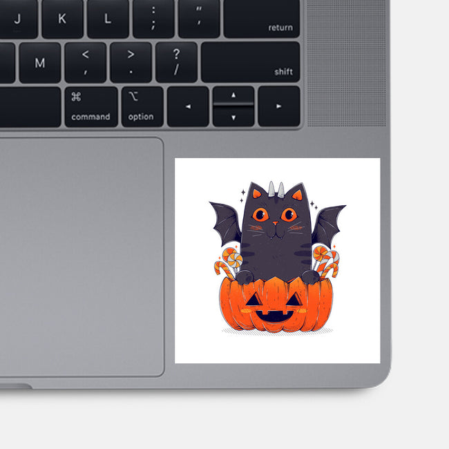 Spooky Cat-None-Glossy-Sticker-GODZILLARGE