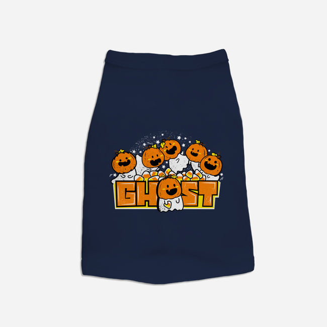 Chibi Pumpkin Ghost-Cat-Basic-Pet Tank-bloomgrace28