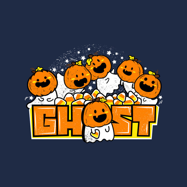 Chibi Pumpkin Ghost-Dog-Basic-Pet Tank-bloomgrace28