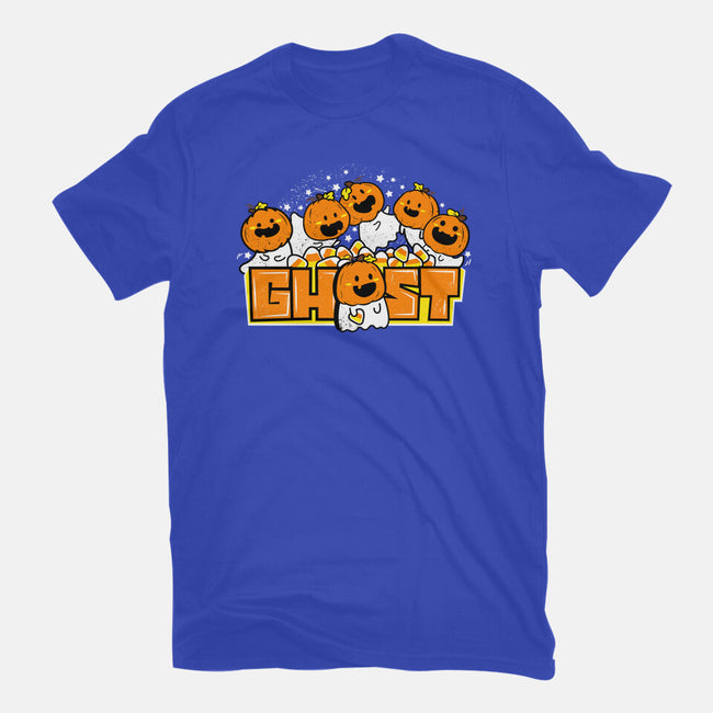 Chibi Pumpkin Ghost-Unisex-Basic-Tee-bloomgrace28