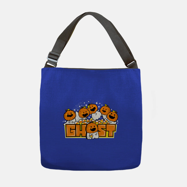 Chibi Pumpkin Ghost-None-Adjustable Tote-Bag-bloomgrace28