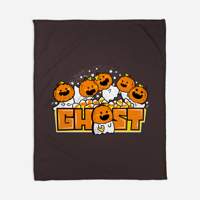 Chibi Pumpkin Ghost-None-Fleece-Blanket-bloomgrace28