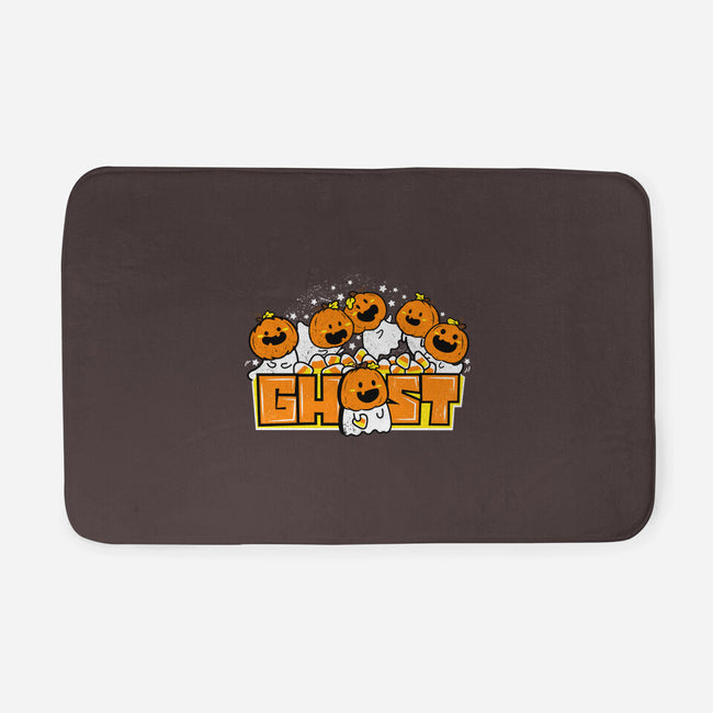 Chibi Pumpkin Ghost-None-Memory Foam-Bath Mat-bloomgrace28