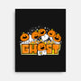 Chibi Pumpkin Ghost-None-Stretched-Canvas-bloomgrace28