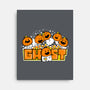 Chibi Pumpkin Ghost-None-Stretched-Canvas-bloomgrace28