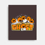 Chibi Pumpkin Ghost-None-Stretched-Canvas-bloomgrace28