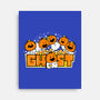 Chibi Pumpkin Ghost-None-Stretched-Canvas-bloomgrace28