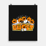 Chibi Pumpkin Ghost-None-Matte-Poster-bloomgrace28