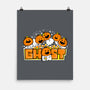 Chibi Pumpkin Ghost-None-Matte-Poster-bloomgrace28