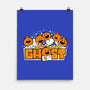 Chibi Pumpkin Ghost-None-Matte-Poster-bloomgrace28