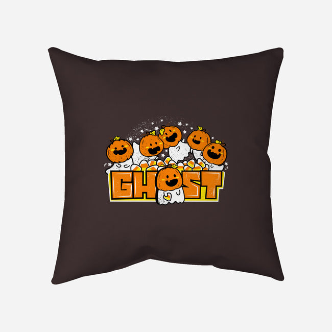 Chibi Pumpkin Ghost-None-Removable Cover-Throw Pillow-bloomgrace28