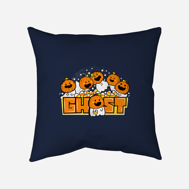 Chibi Pumpkin Ghost-None-Removable Cover-Throw Pillow-bloomgrace28