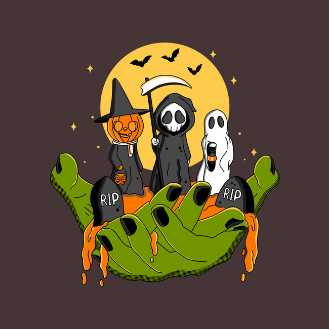 A Piece Of Halloween-None-Fleece-Blanket-Kimprut