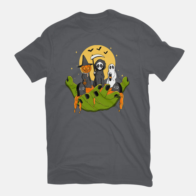 A Piece Of Halloween-Womens-Fitted-Tee-Kimprut