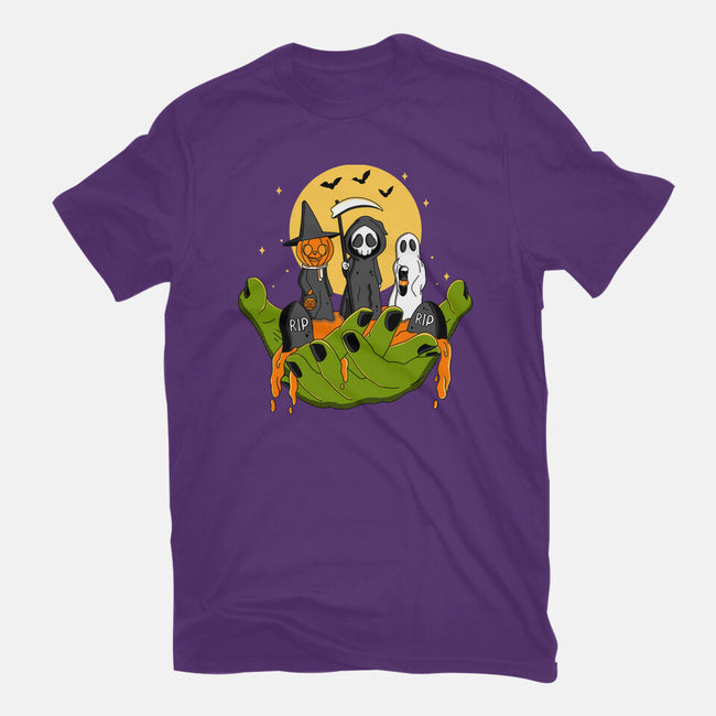 A Piece Of Halloween-Womens-Fitted-Tee-Kimprut