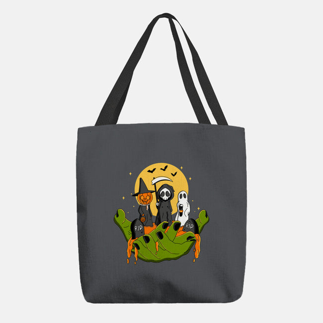 A Piece Of Halloween-None-Basic Tote-Bag-Kimprut