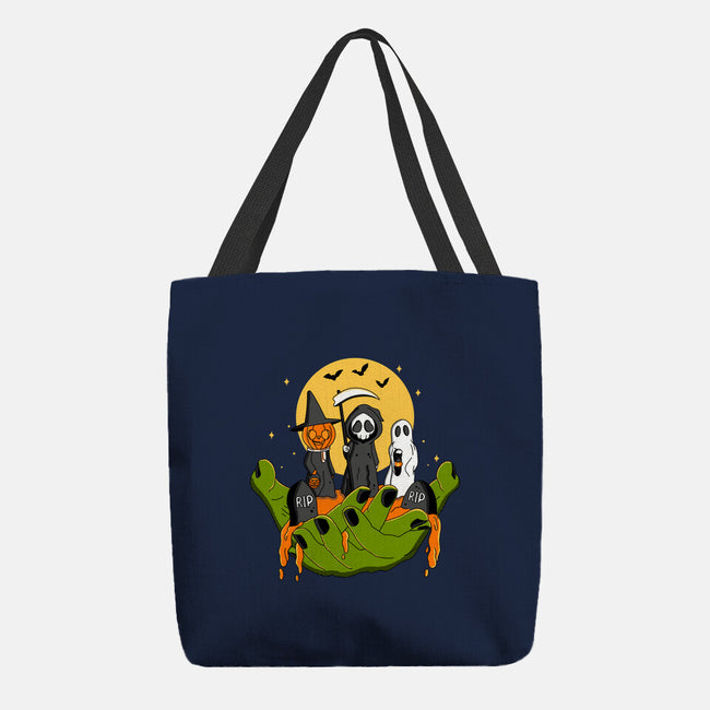 A Piece Of Halloween-None-Basic Tote-Bag-Kimprut