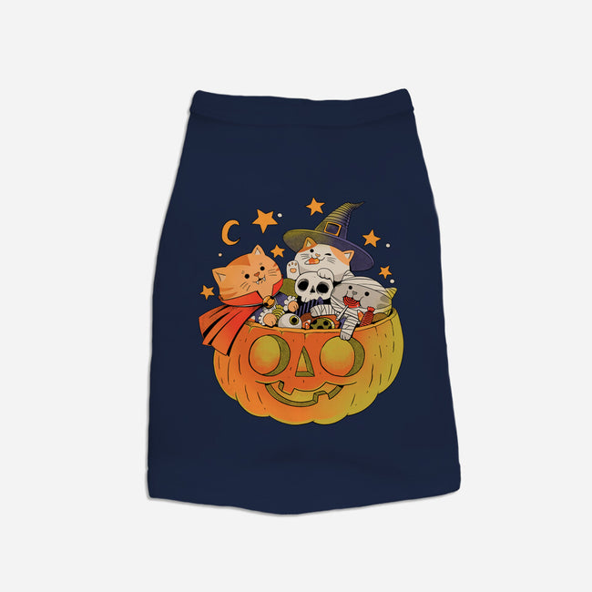 Pumpkin And Cats-Dog-Basic-Pet Tank-ppmid