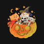 Pumpkin And Cats-Youth-Basic-Tee-ppmid