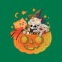 Pumpkin And Cats-Mens-Basic-Tee-ppmid