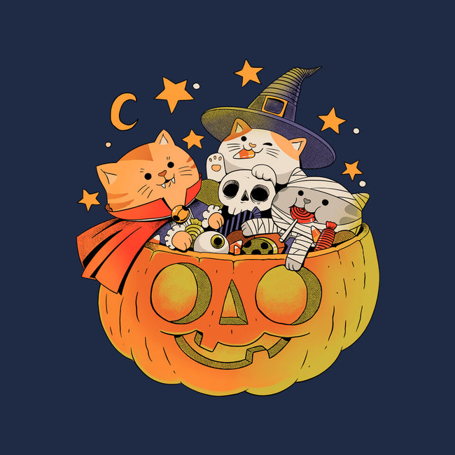 Pumpkin And Cats-Mens-Long Sleeved-Tee-ppmid