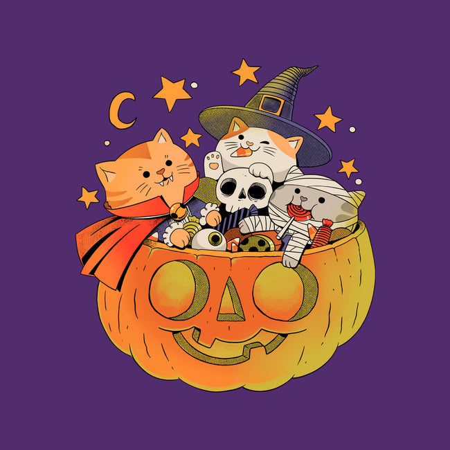 Pumpkin And Cats-None-Drawstring-Bag-ppmid