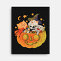 Pumpkin And Cats-None-Stretched-Canvas-ppmid