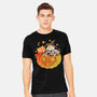 Pumpkin And Cats-Mens-Heavyweight-Tee-ppmid