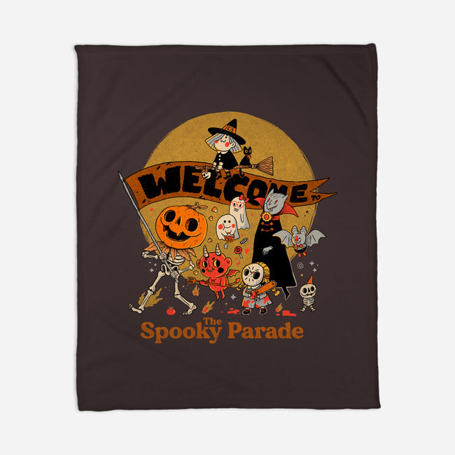 Spooky Parade-None-Fleece-Blanket-ppmid