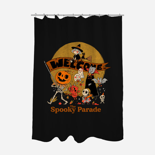 Spooky Parade-None-Polyester-Shower Curtain-ppmid