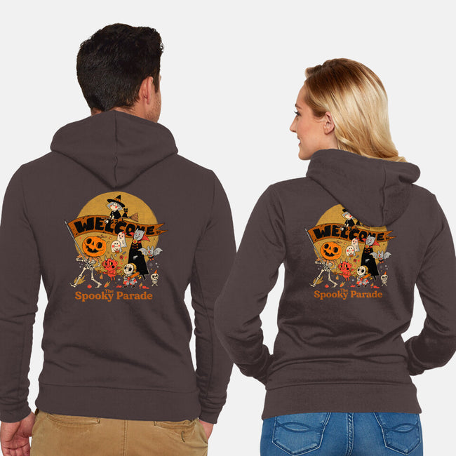 Spooky Parade-Unisex-Zip-Up-Sweatshirt-ppmid