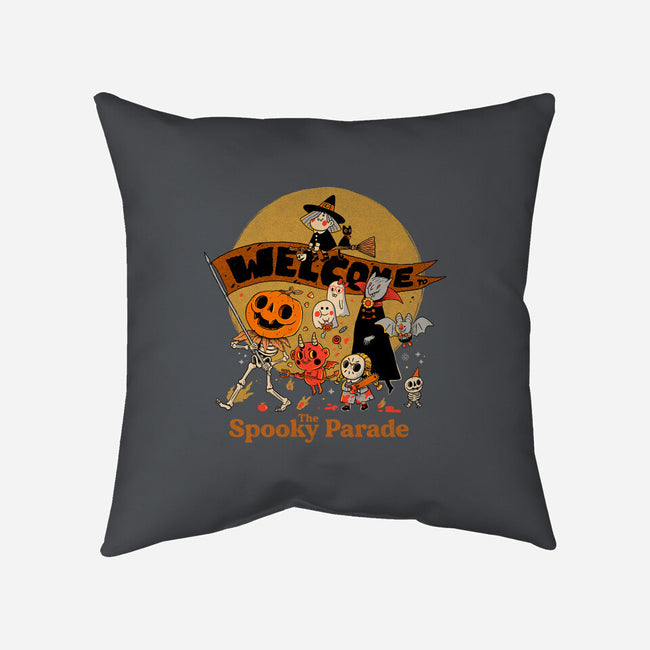 Spooky Parade-None-Removable Cover-Throw Pillow-ppmid