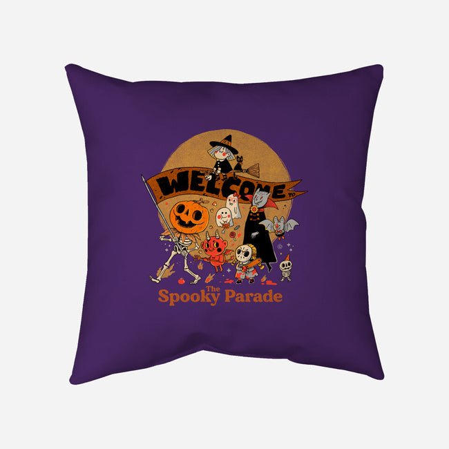 Spooky Parade-None-Removable Cover-Throw Pillow-ppmid