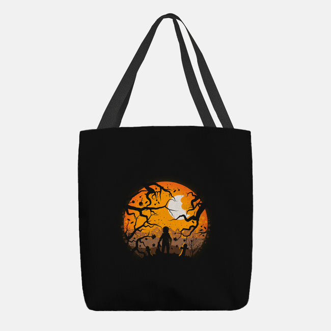 Tricking And Treating-None-Basic Tote-Bag-rocketman_art