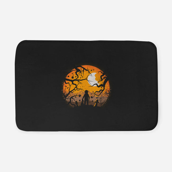 Tricking And Treating-None-Memory Foam-Bath Mat-rocketman_art