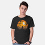 Tricking And Treating-Mens-Basic-Tee-rocketman_art