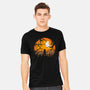 Tricking And Treating-Mens-Heavyweight-Tee-rocketman_art