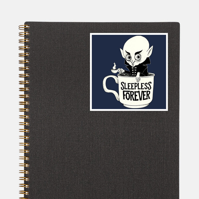 Nosferatu And Coffee-None-Glossy-Sticker-ppmid