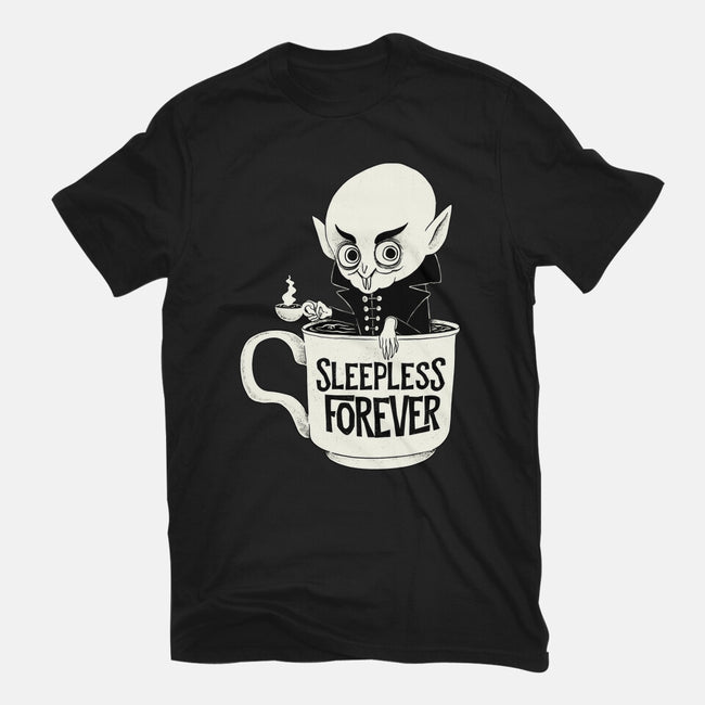 Nosferatu And Coffee-Womens-Fitted-Tee-ppmid