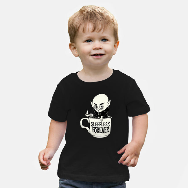 Nosferatu And Coffee-Baby-Basic-Tee-ppmid