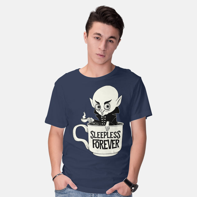 Nosferatu And Coffee-Mens-Basic-Tee-ppmid